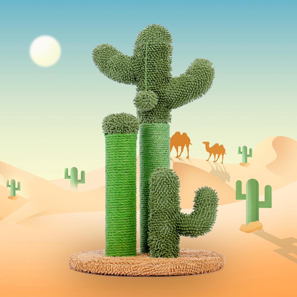 Cat Cactus: Scratching Tree & Home