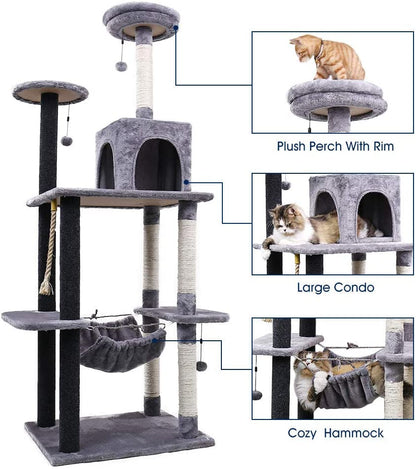 4 Level Heights: Cat Tree